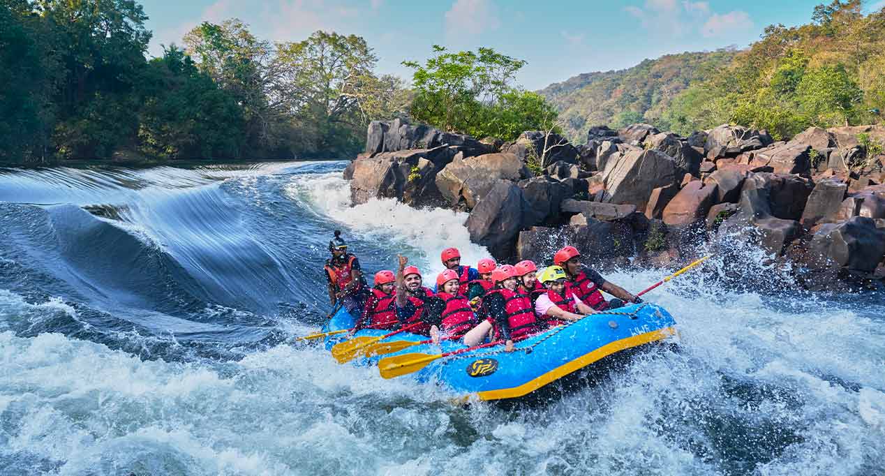 Whitewater river rafting